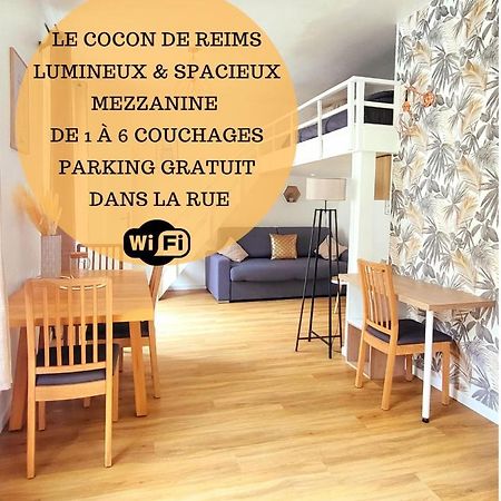 Le Cocon De Reims /Wifi/Commerce /Av De Paris Buitenkant foto