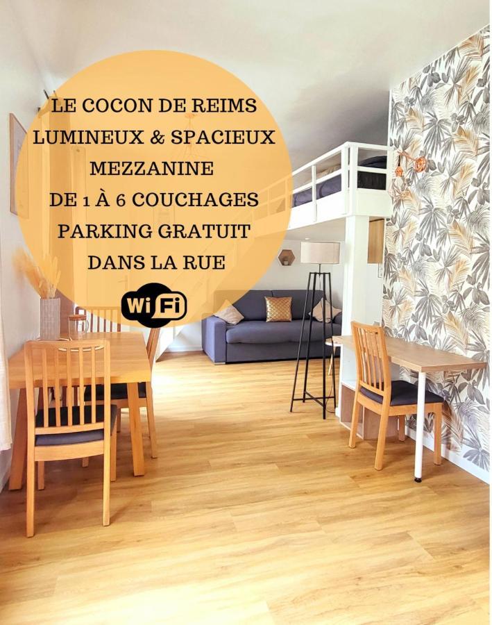 Le Cocon De Reims /Wifi/Commerce /Av De Paris Buitenkant foto