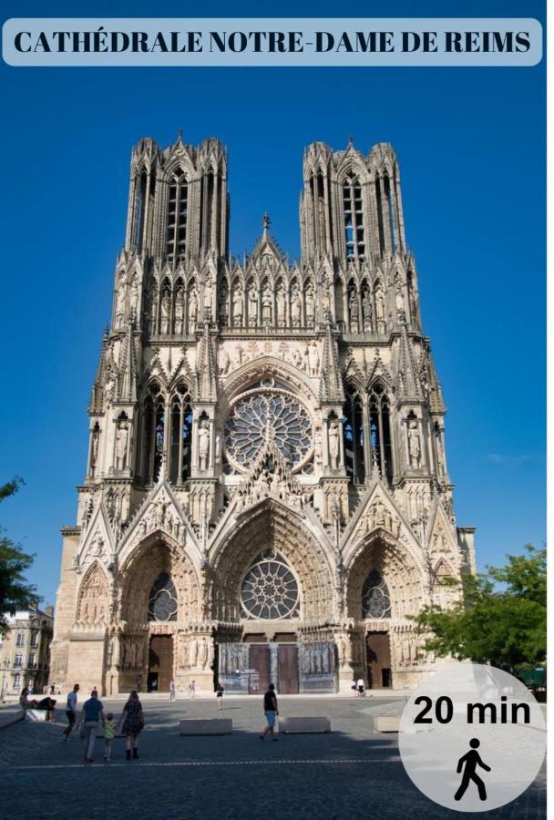 Le Cocon De Reims /Wifi/Commerce /Av De Paris Buitenkant foto