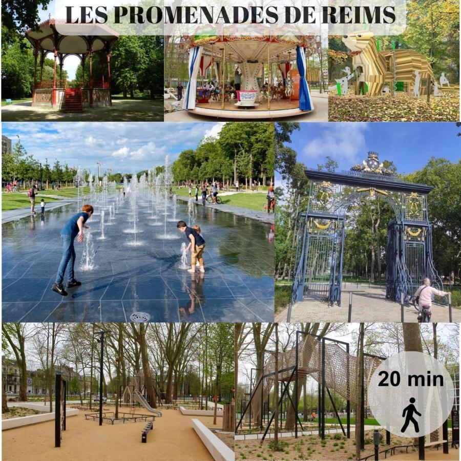Le Cocon De Reims /Wifi/Commerce /Av De Paris Buitenkant foto